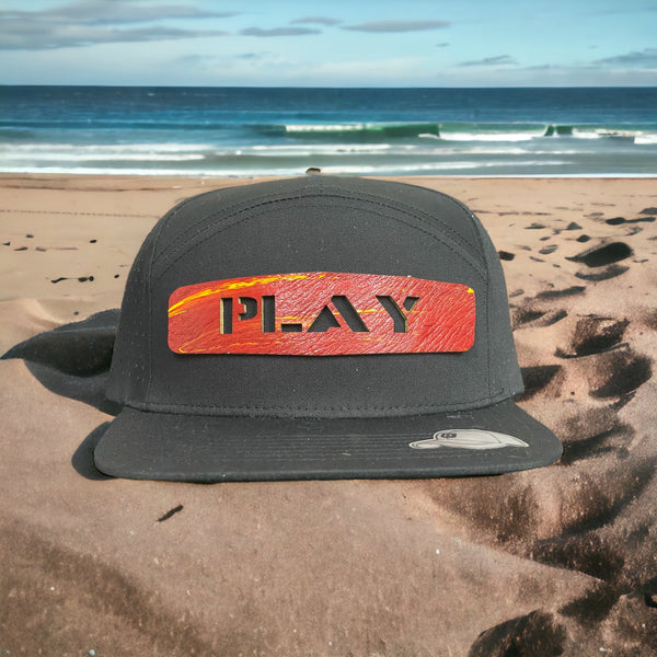 Cardinal and Gold "PLAY" Hat