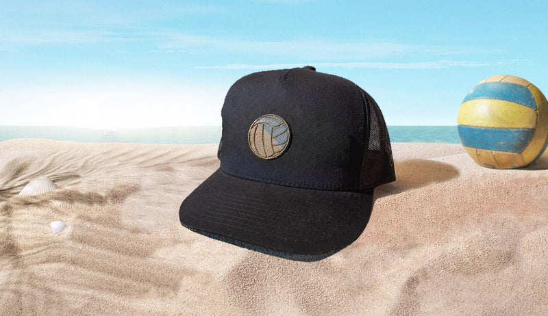 Blue Volleyball Icon Hat
